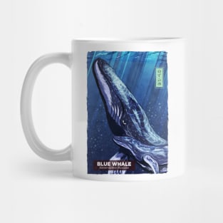 Blue Whale - White Mug